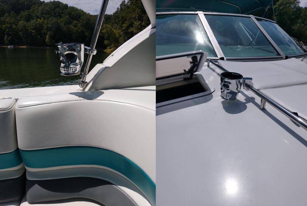 Kruzer Kaddy The Skull Chrome Bar Mount
