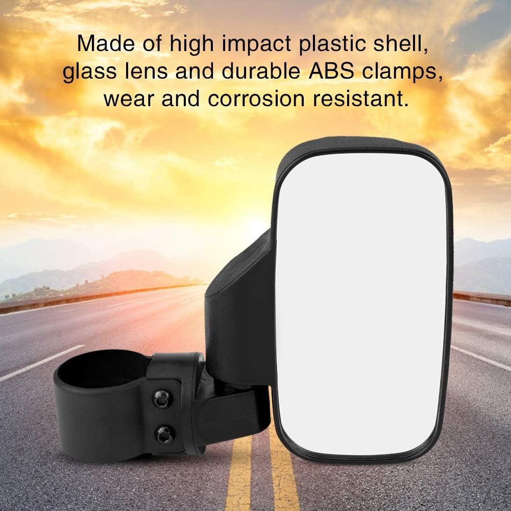 for polaris rzr accesorios-Acouto Adjustable Motorcycle Rear view Mirror Rear View Side Mirror for UTV Polaris Ranger RZR Canam