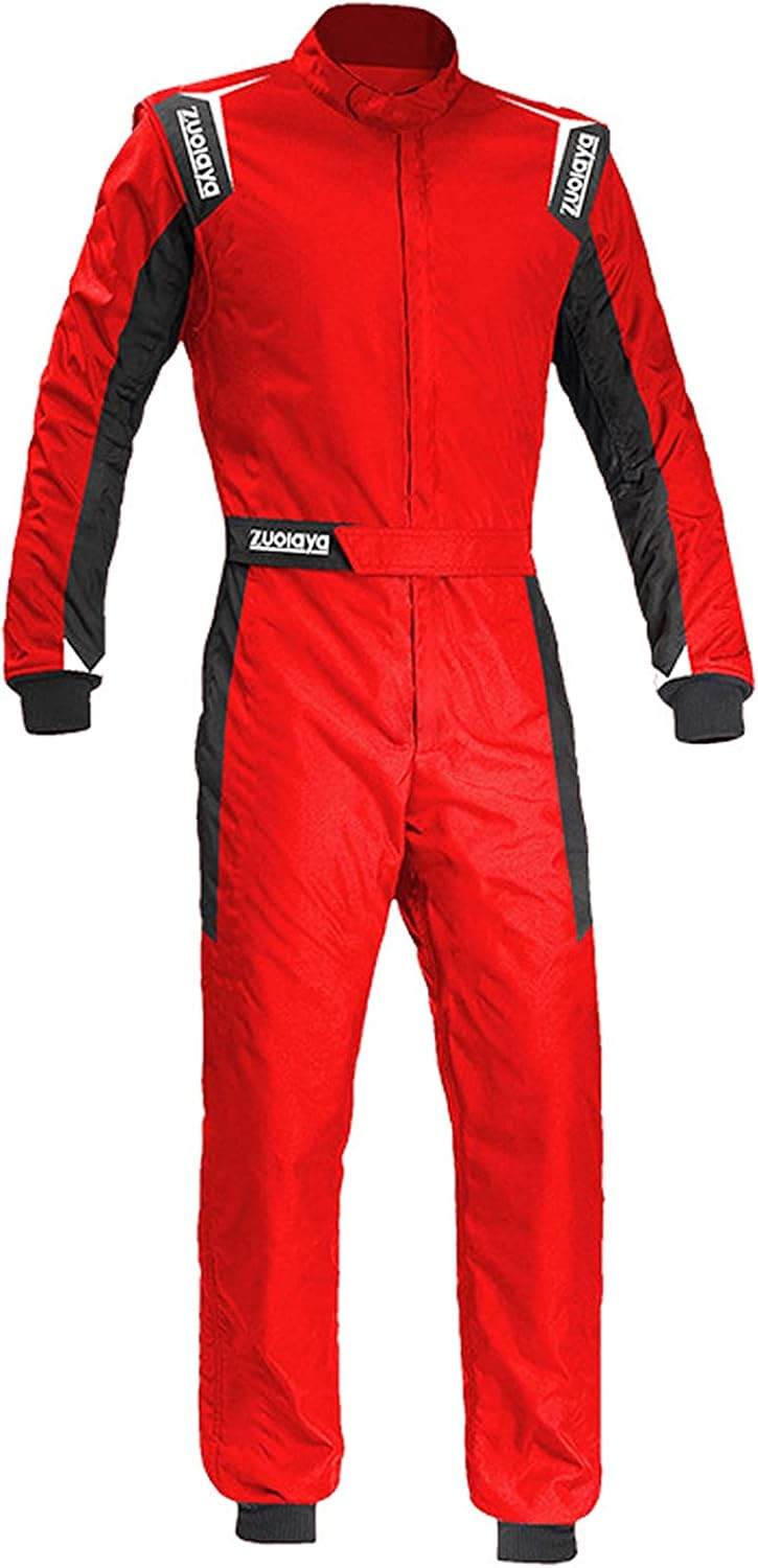 Legou Kart Racing Suit One Piece Track Racing Suit Karting Suit Black L