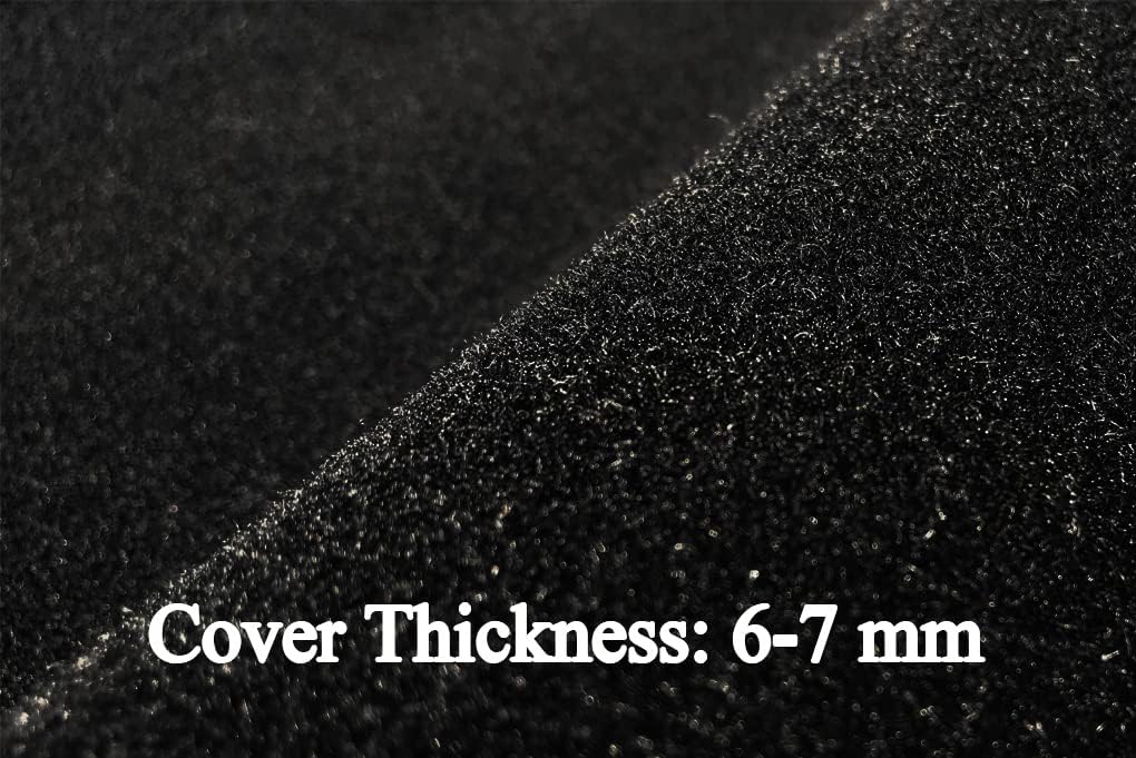 Fcovergurus Dash Cover Mat Custom Fit for Chrysler 300 300C 2005-2010, Dashboard Cover Pad Carpet Protector (Black) F49
