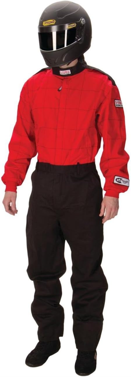 G-Force 4125LRGRD GF 125 Red Large Single Layer Racing Suit