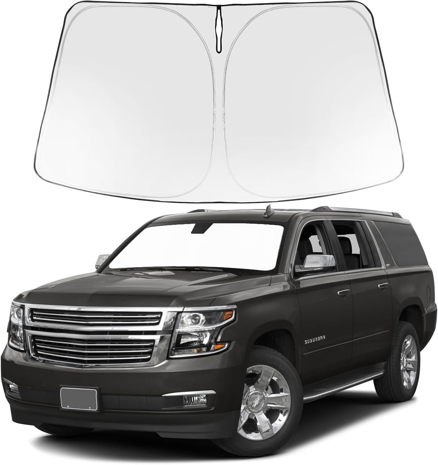 Proadsy Front Windshield and Side Windows Custom Fit 2018-2025 Freightliner Cascadia, Semi-Truck Semi, Commercial & Big Rig Truck Sun Shade Foldable Sun Protector Privacy Cover 2025 Upgrade