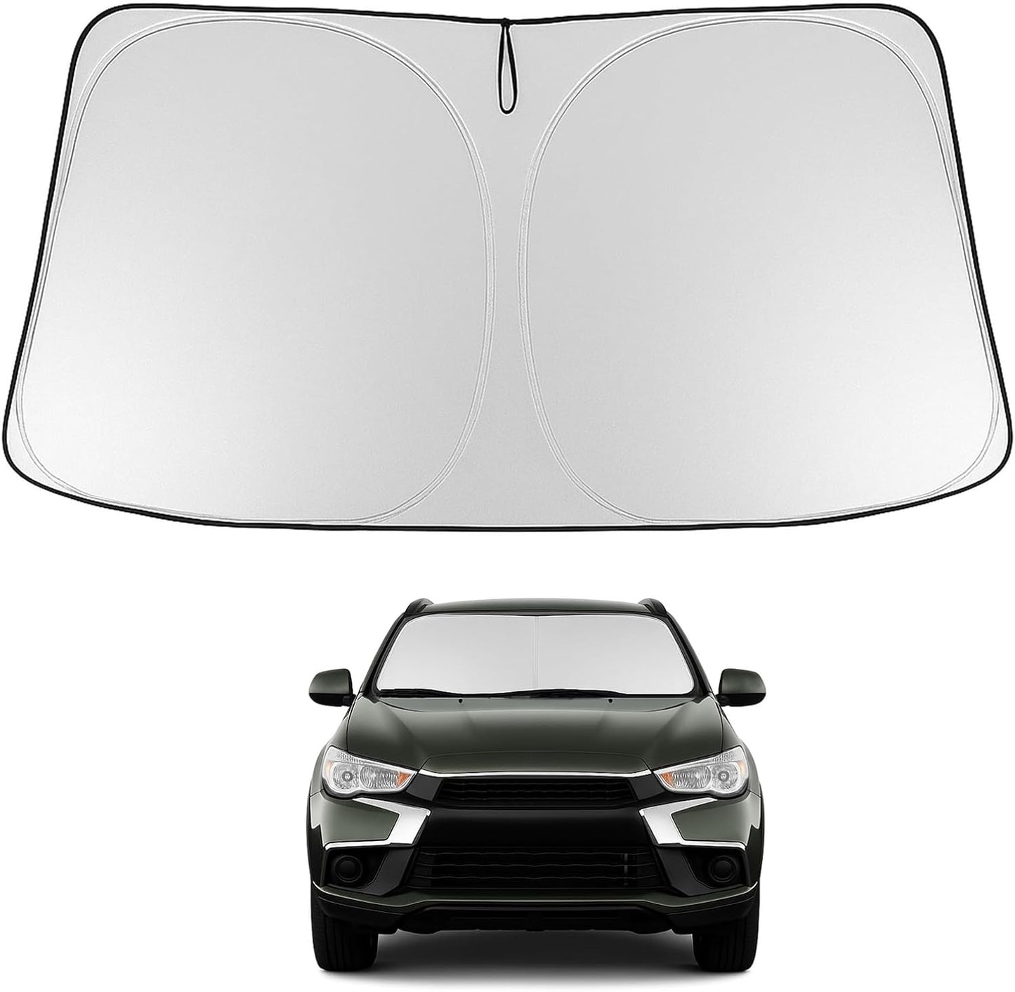 Proadsy Front Windshield and Side Windows Custom Fit 2018-2025 Freightliner Cascadia, Semi-Truck Semi, Commercial & Big Rig Truck Sun Shade Foldable Sun Protector Privacy Cover 2025 Upgrade
