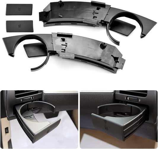 DIBON AUTO Left Right Side Dashboard Cup Holder Compatible for BMW Z4 E85 E86 2003 2004 2005 2006 2007 2008