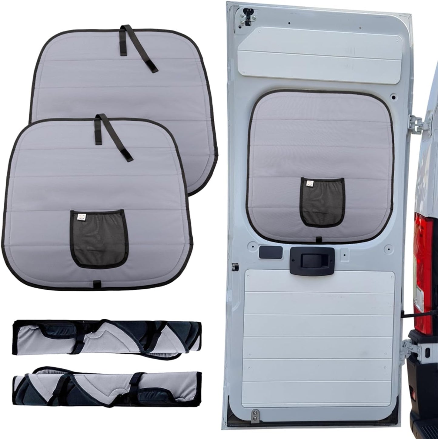 Living in a Bubble Insulated Blackout Front Window Covers for RAM Promaster 2014-Current (Pair)