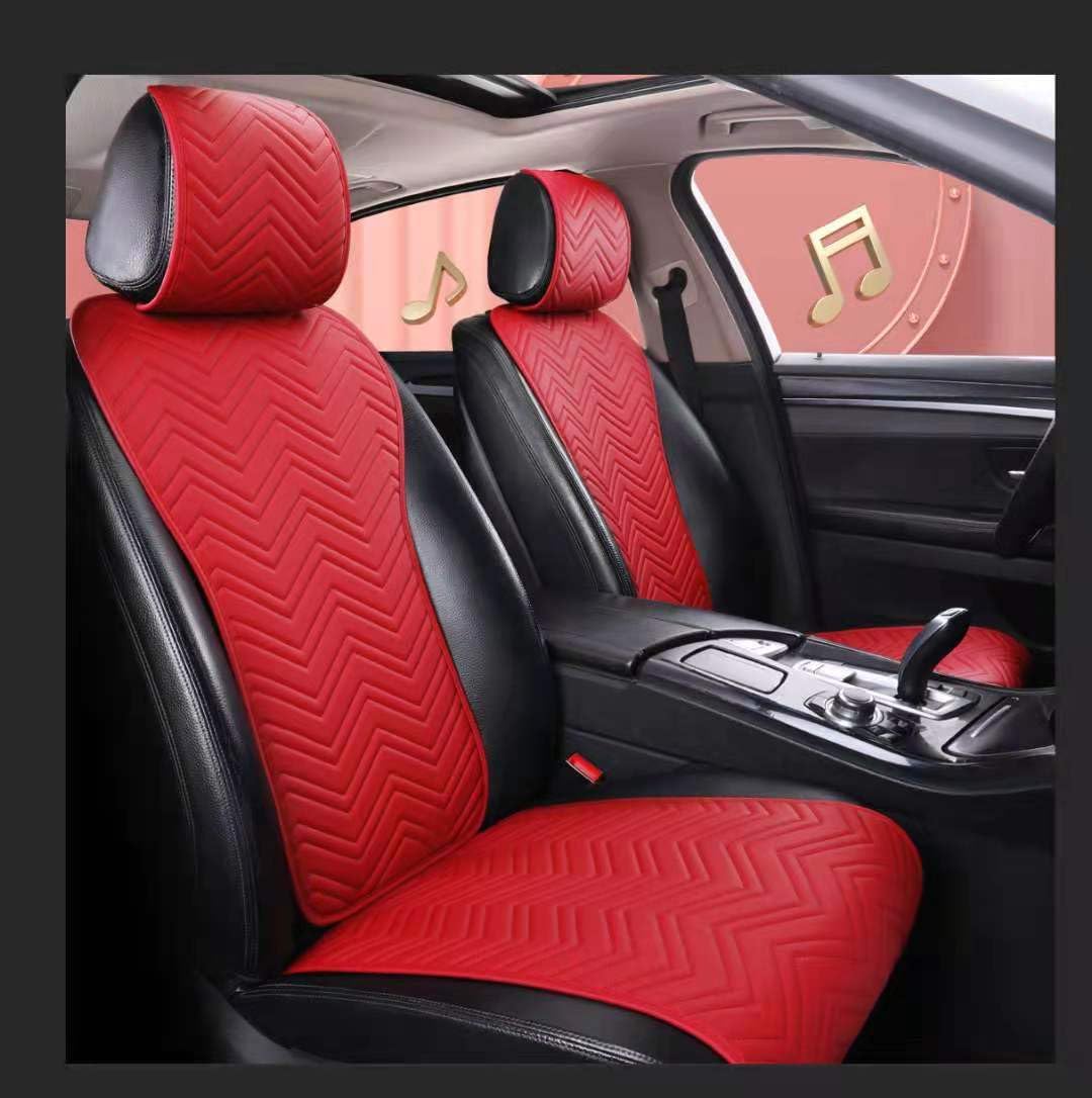 Red Rain Universal Seat Covers for Cars Leather Seat Cover with Crown Army Green Seat Covers 2/3 Covered 11PCS Fit Car/Auto/SUV (A-Army Green)
