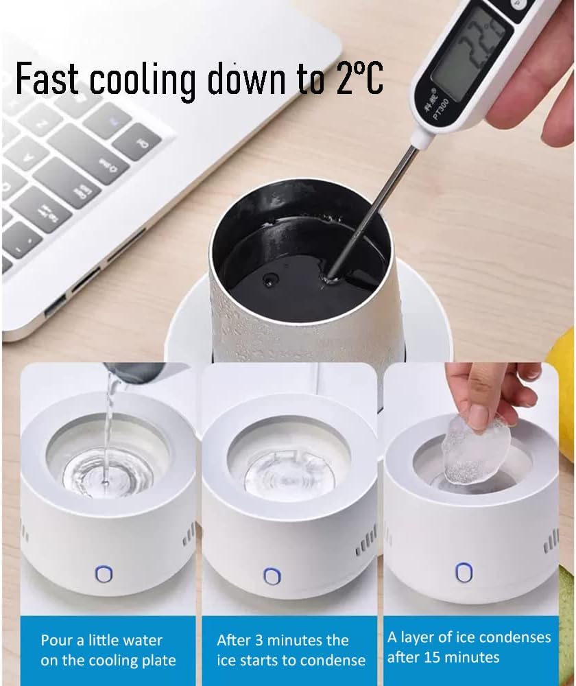 HSTYAIG Portable Mini Refrigerator Electric Summer Drink Cooler Kettle Drink Instant Quick Cooling Cup Home Office Cold Drink Machine Small Appliance Kettle (Traditional)