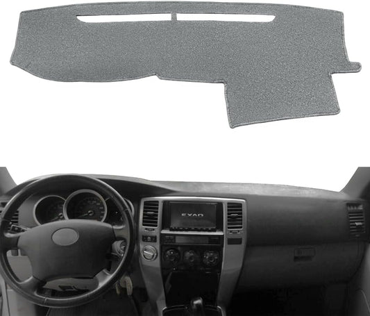 Dashboard Cover Dash Cover Mat Pad Carpet Custom Fit for Toyota 4Runner 2003 2004 2005 2006 2007 2008 2009 Without Dash Speaker (Dark Gray) Y17
