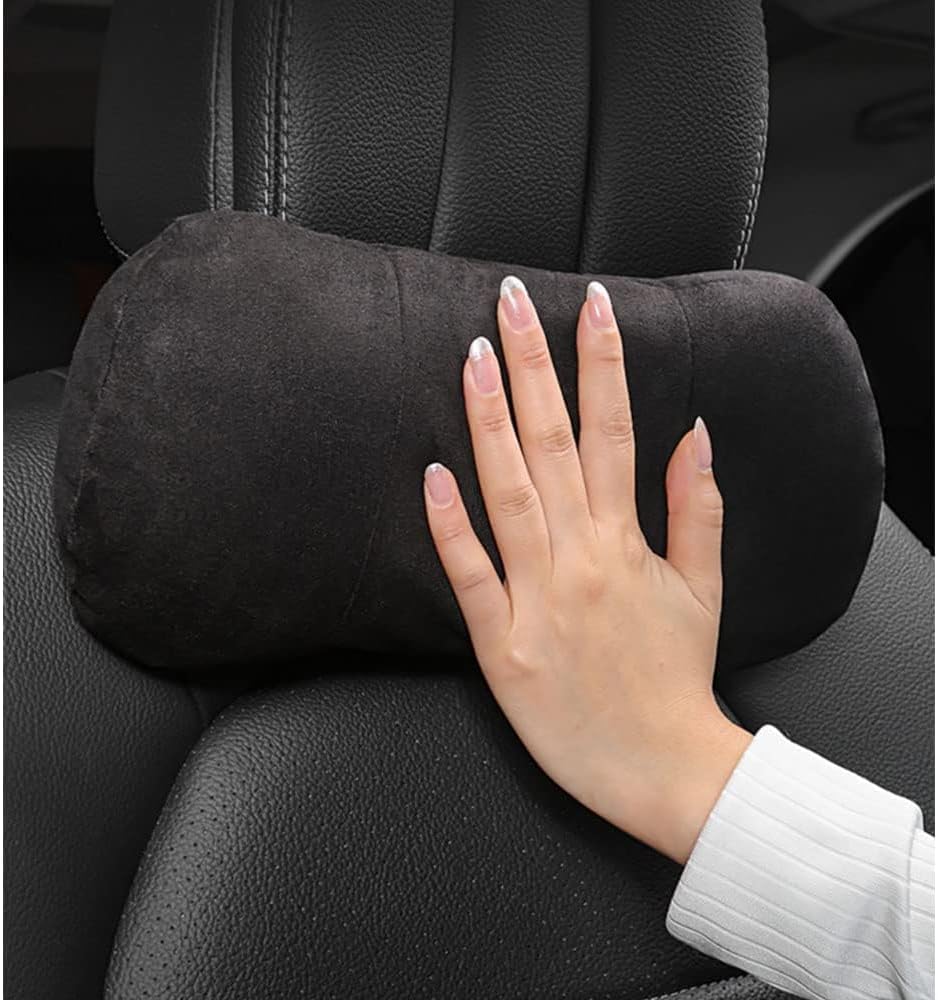 1 Piece for Mazda CX5 CX4 CX-3 CX-7 CX-30 CX-50 CX-60 Car Seat Neck Pillow Car Seat Headrest Protect Neck and Vertebra Breathable Rest Cushion Comfortable Accessories,Black