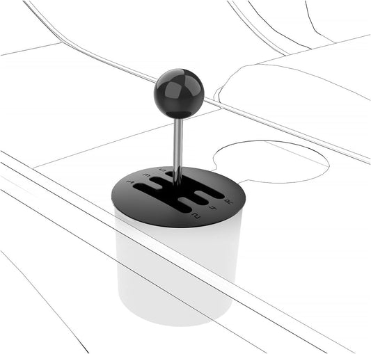 Daswise Shifter Gear Lever for Tesla Model Y Model 3, Replace Center Console Cup Holder. Polished Ball Shift Stick; Great Shifting Feel; Easy Installation (5 Speed)