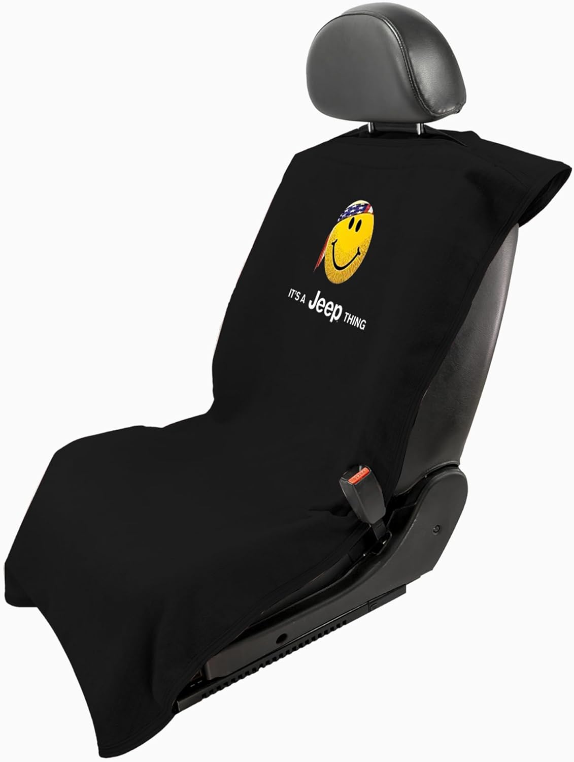 Seat Armour SA100JEPSFT Tan 'Jeep Smiley Face' Seat Cover