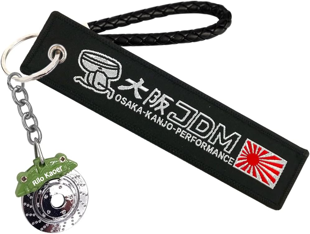 JDM Turbo Keychain JDM Tag Metal Keychain JDM Wheel Rims