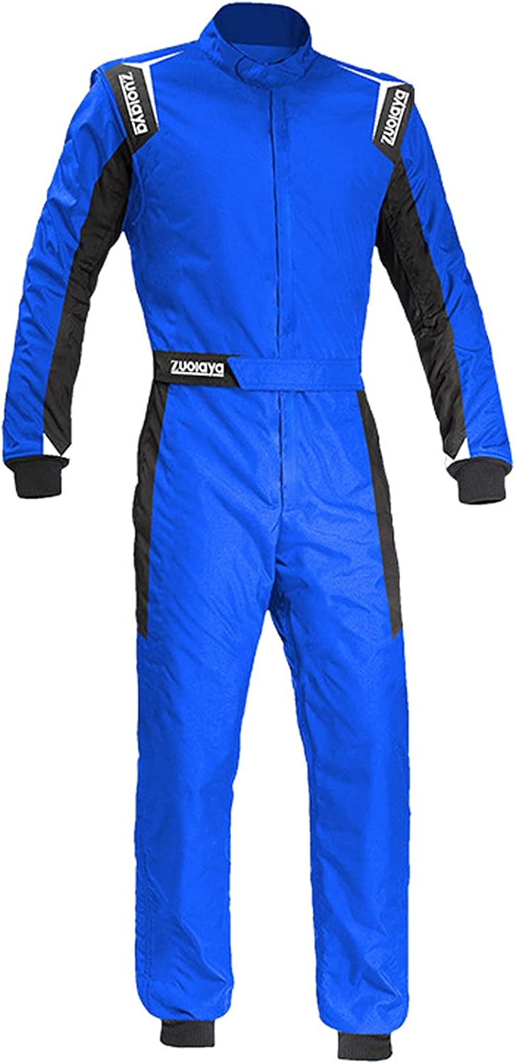Legou Kart Racing Suit One Piece Track Racing Suit Karting Suit Black L