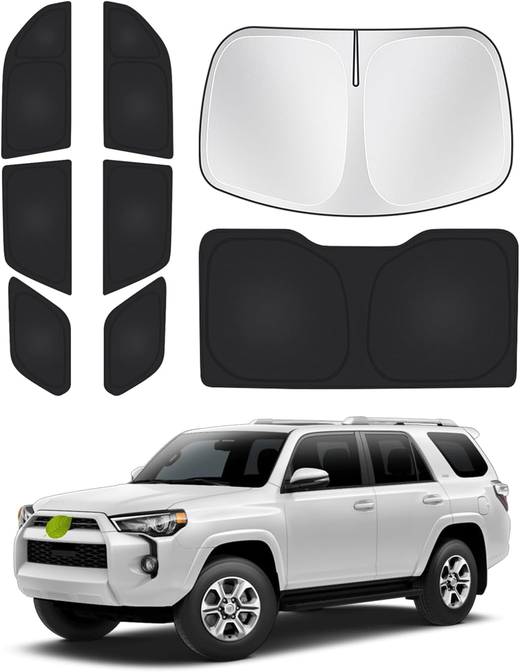 Canvcle Windshield Sunshade for Mazda CX-5 2017-2024 2025 CX5 Side Rear Window Shade Cover Kit Window Sun Blocker Privacy Protection Keep Vehicle Cool Black 8PCS