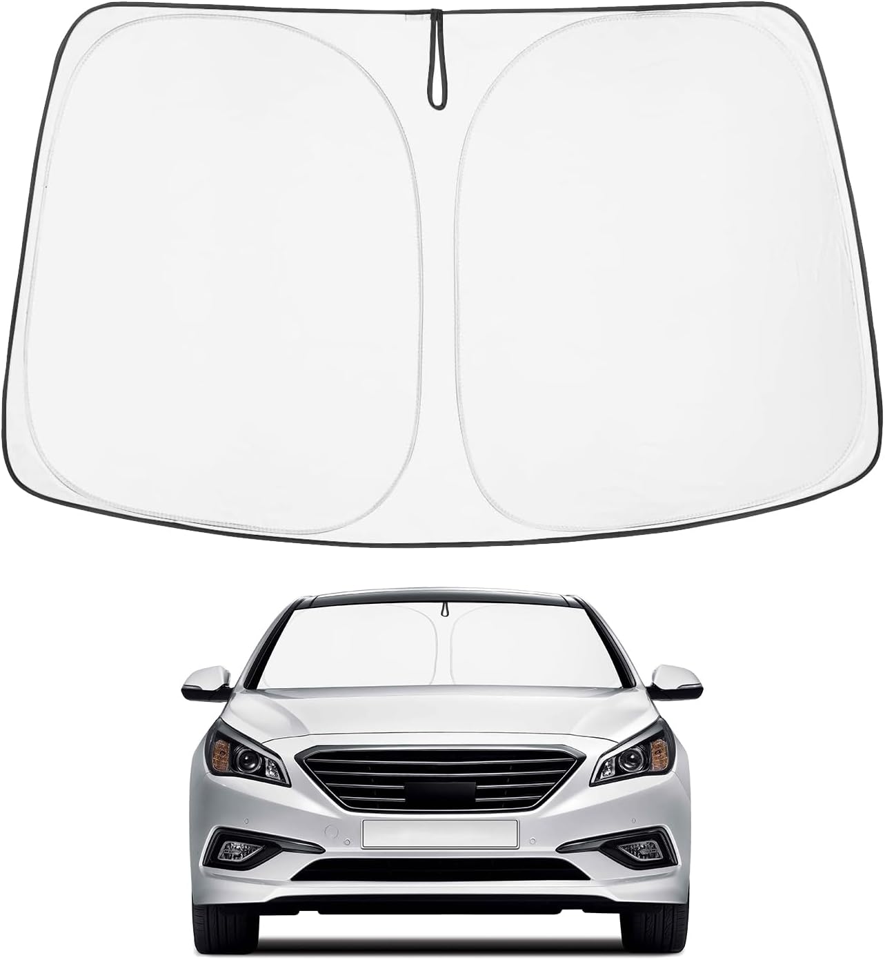Proadsy Front Windshield and Side Windows Custom Fit 2018-2025 Freightliner Cascadia, Semi-Truck Semi, Commercial & Big Rig Truck Sun Shade Foldable Sun Protector Privacy Cover 2025 Upgrade