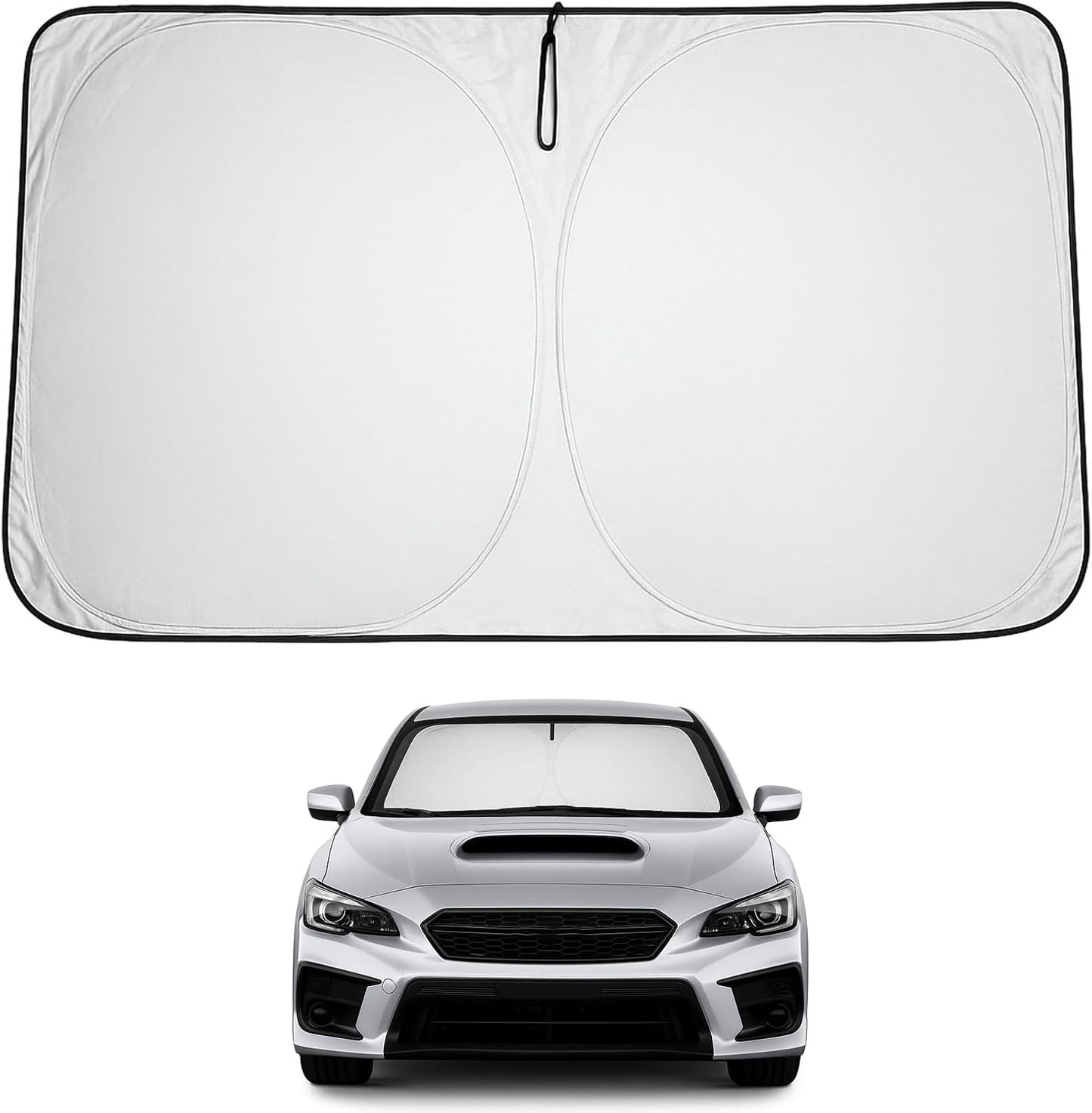 Proadsy Front Windshield and Side Windows Custom Fit 2018-2025 Freightliner Cascadia, Semi-Truck Semi, Commercial & Big Rig Truck Sun Shade Foldable Sun Protector Privacy Cover 2025 Upgrade