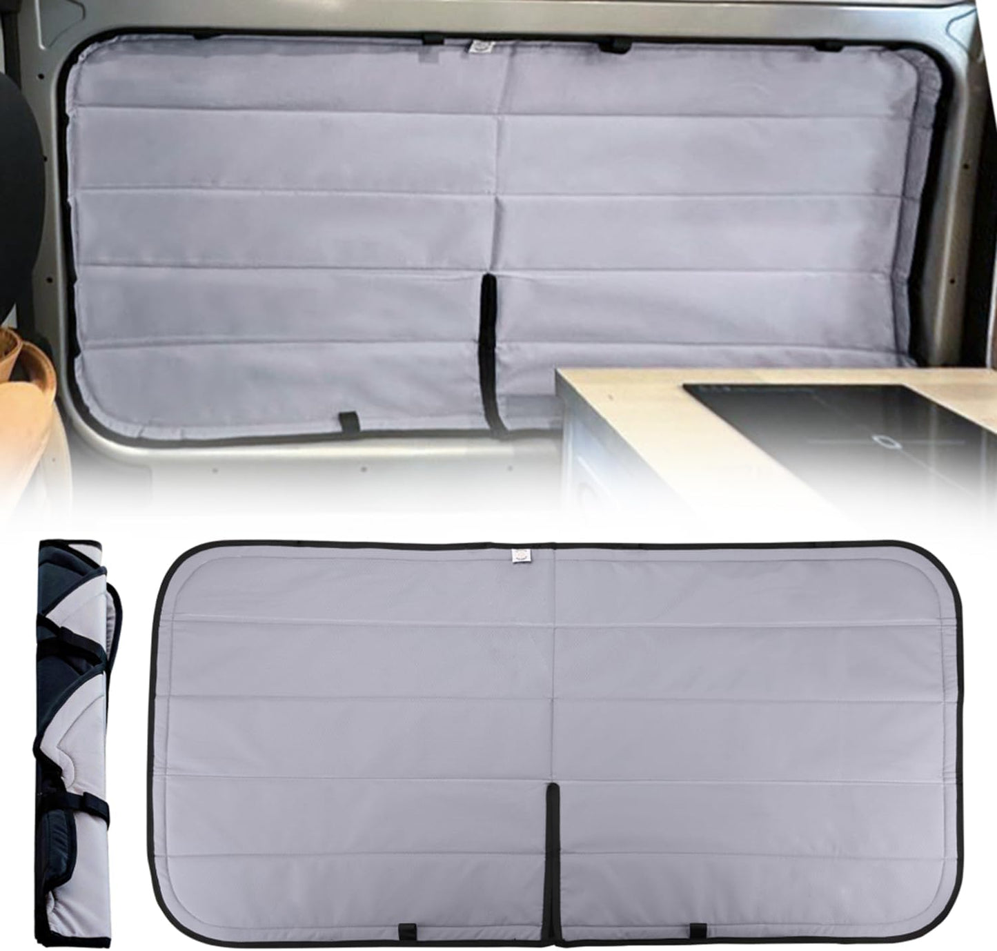 Living in a Bubble Insulated Blackout Front Window Covers for RAM Promaster 2014-Current (Pair)