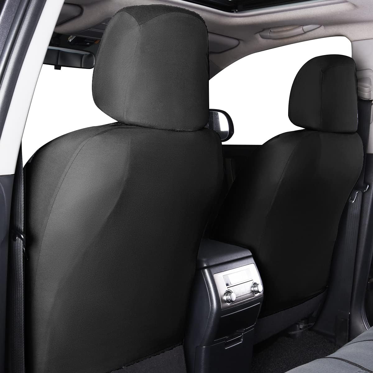 Flying Banner car seat Covers Full Set Velvet Cubic Heat Stamp Massage Breathable Rear Bench Split Black Gray Beige tan 40/60 50/50 60/40 (Full Set - Low Back, Black)