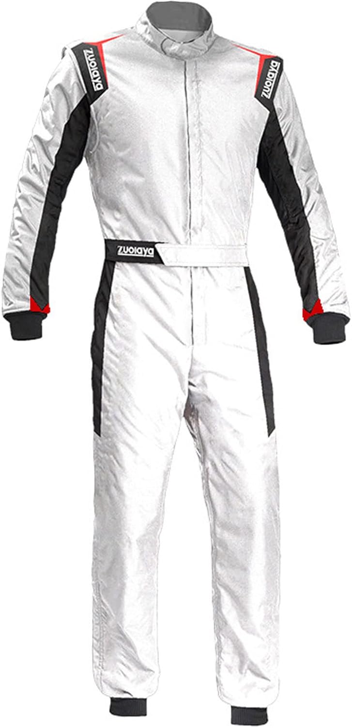 Legou Kart Racing Suit One Piece Track Racing Suit Karting Suit Black L