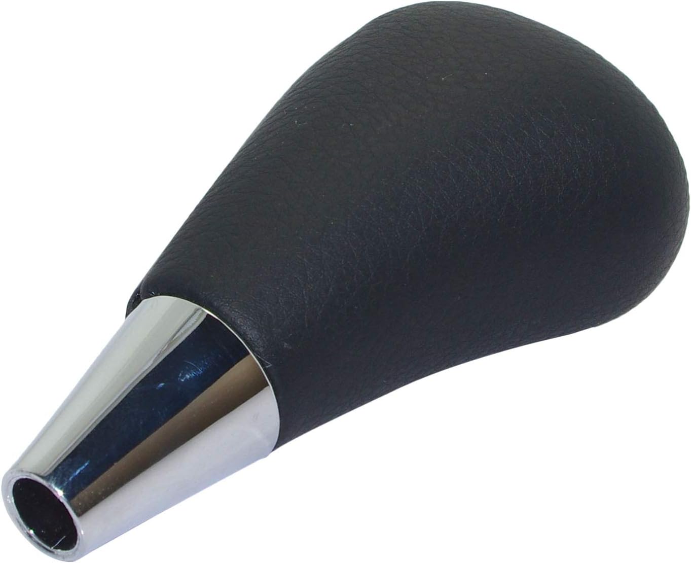 Pursuestar Black Leather Carbon Fiber Gear Shift Knob Compatible for Toyota RAV4 Land Cruiser Lexus Sienna Corolla Camry Sequoia Estima Crown Mazda Replacement M8x1.25