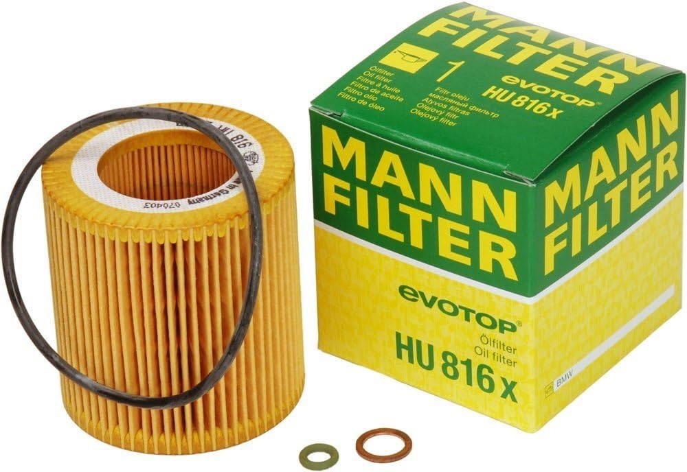 Mann-Filter HU 816 X Metal-Free Oil Filter (Pack of 6)