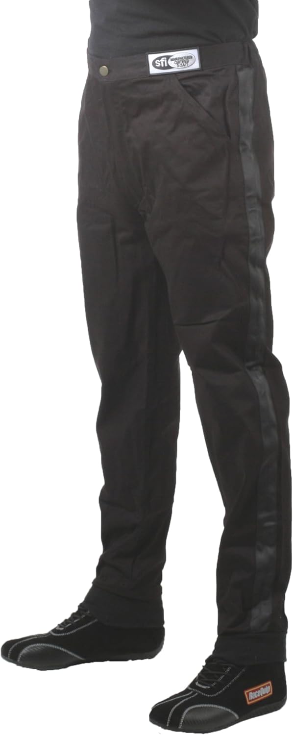 RaceQuip 112007 112 Series XX-Large Black SFI 3.2A/1 Single Layer Driving Pant