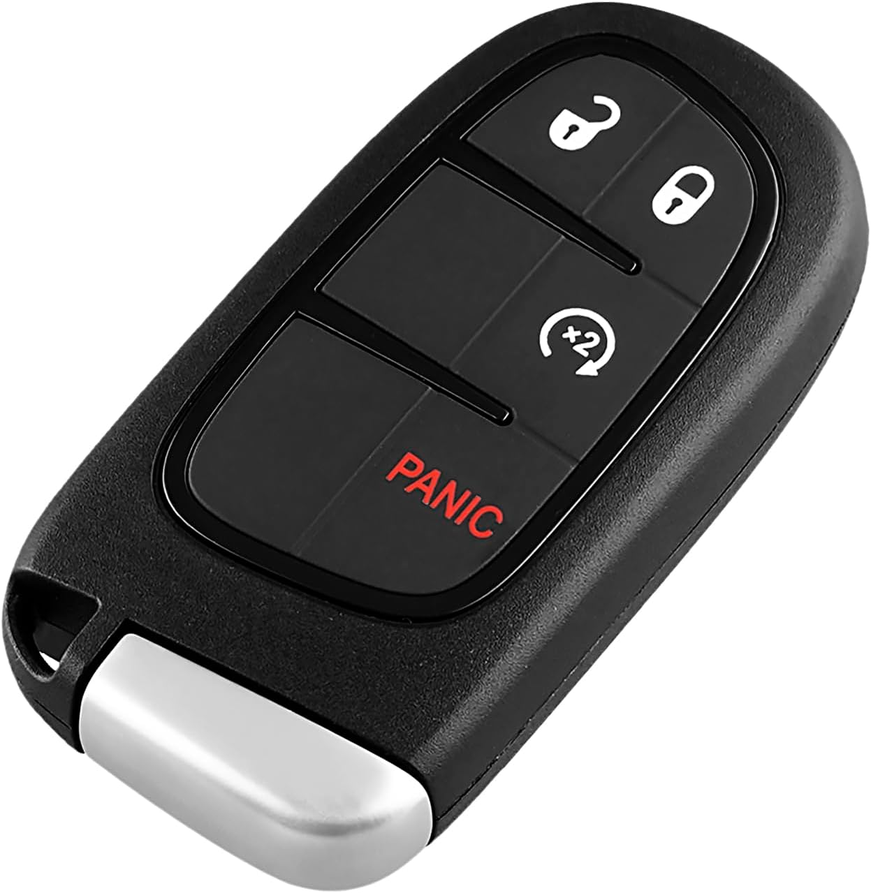 TG Auto Keyless Key Fob Remote Control Replacement for 2016 2017 2018 2019 Dodge Ram 1500 2500 3500 GQ4-54T 433MHz 4 Buttons(2 Pack)