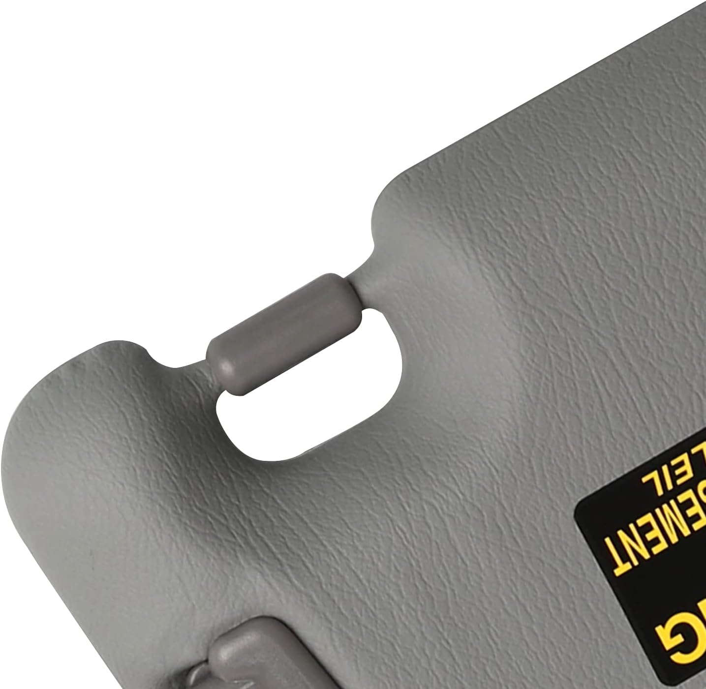 Driver Side Sun Visor Compatible with Toyota Highlander 2004 2005 2006 2007 Replaces OE# 74320-48260-A0 Left Grey