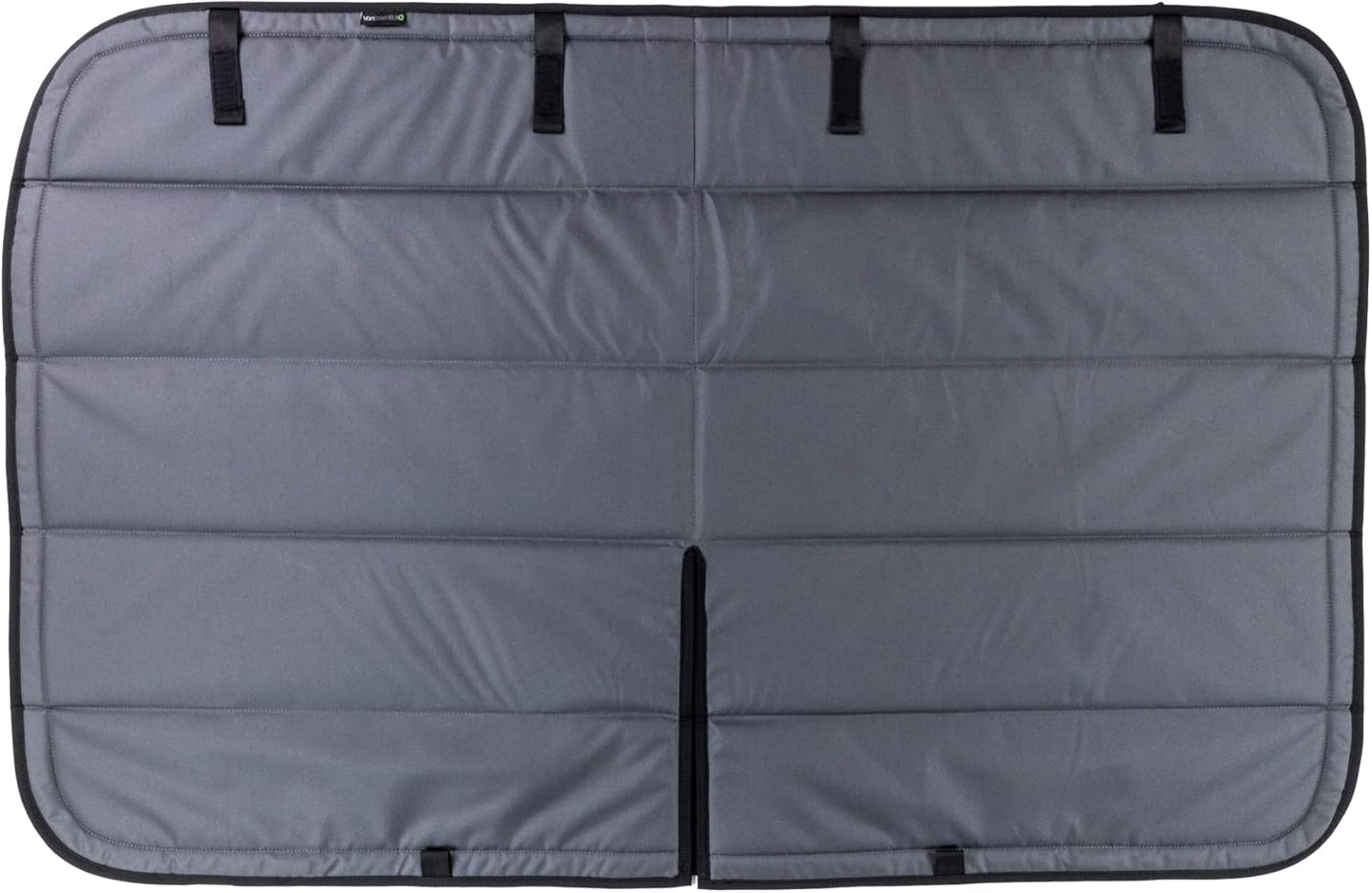 VanEssential Insulated Blackout Crew Window Cover Designed for Ford Transit Van Year 2015 to Current with NO Plastic Trim - Cool Gray