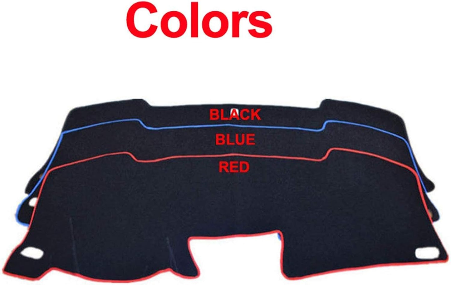ZKSMZS 2 Layers Car Inner Dashboard Cover Dash Mat Carpet Dash Mat Sun Shade Pad，for Subaru Outback 2015 2016 2017 2018 2019