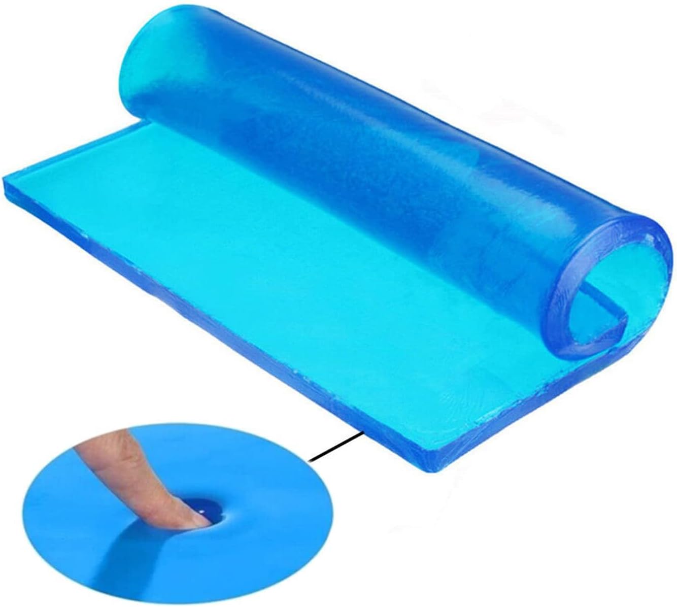 Lisyline Motorcycle Seat Gel Pad Car Driver/Passenger Seat Cushion Shock Absorption Mats Reduce Fatigue Comfort Soft Cooling Seat Pad Motorcycle Seat Foam Car Office Chair Seat Cushion(48 x 35 x 2cm)