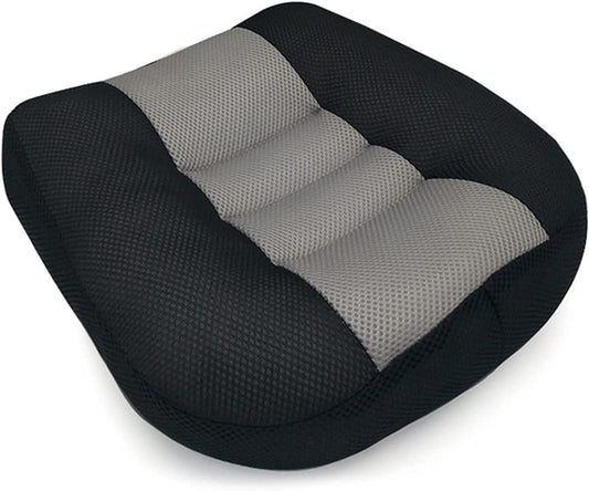 Professional Car Booster Cushion,Raise The Height for Short People Driving Hip (Tailbone) and Lower Fatigue Relief Suitable for Trucks, Cars, SUVs, Office Chairs, Wheelchairs, Etc(Black) (A)