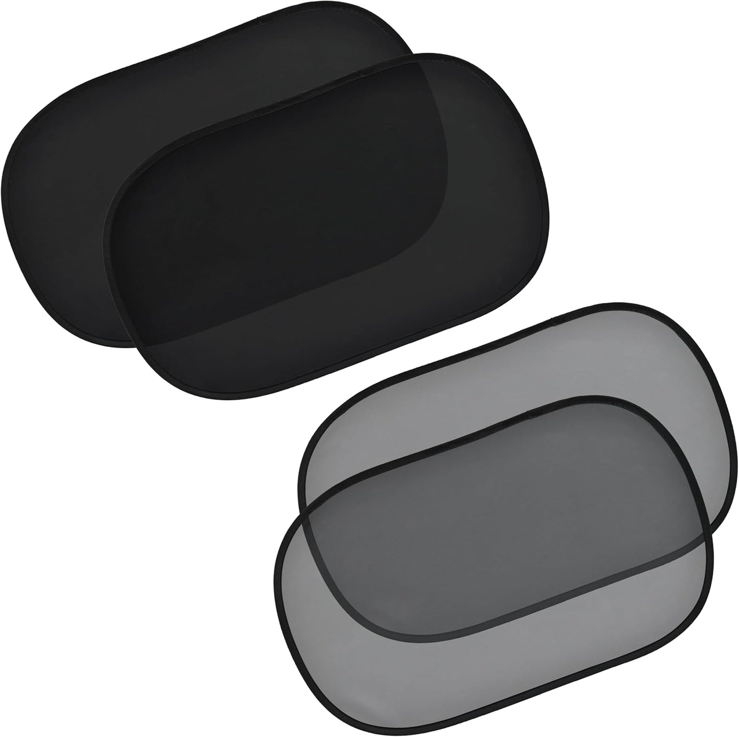 EcoNour Car Side Window Shades for Baby | XL - 4 Pack Car Side Window Sunshade for Kids | Automotive Sun Protection Baby from UV and Sun Glare | Car Baby Accessories (25"x16")
