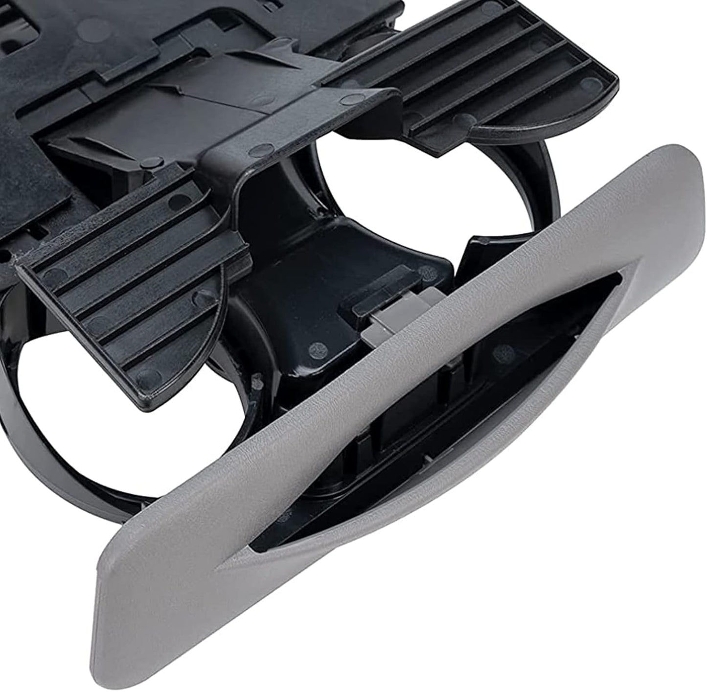SAVYSPEDY Dash Dashboard Cup Holder Console Gray,YC3Z-2513560-CAD fits for Ford F250 F350 F450 F550 Super Duty Excursion 2000 2001 2002 2003 2004 Replaces YC3Z2513560CAD
