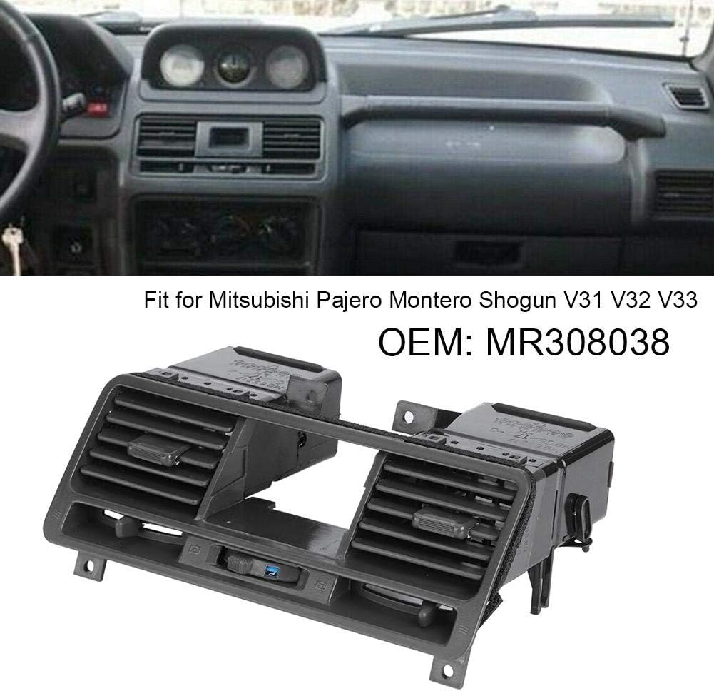 Dash Air Outlet A/C Vent,Dashboard Air Outlet Vent Grill Instrument Panel Fit for Mitsubishi Pajero Montero Shogun V31 V32 V3,OEM: MR308038