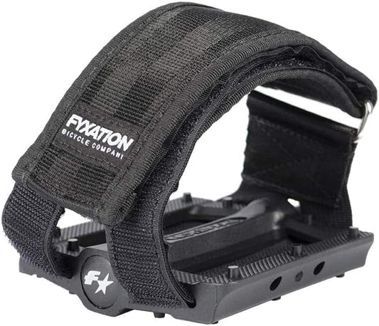 Fyxation Gates Slim Pedal Strap Kit, Black