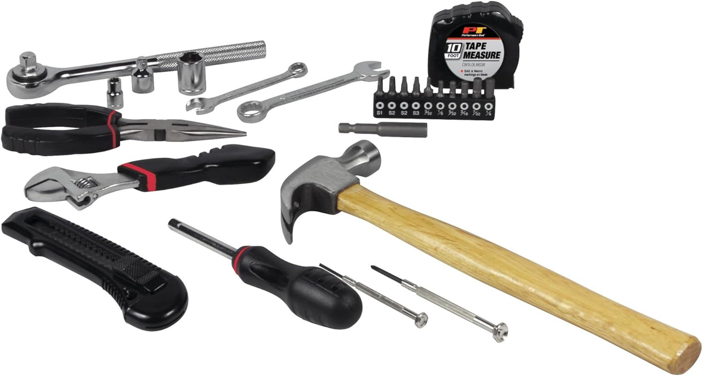 Performance Tool W1532 SAE/Metric 107 Piece Home & Auto Tool Set