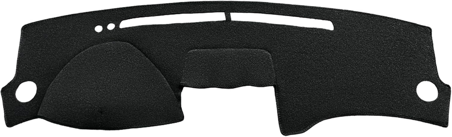 Dash Cover Mat Custom Fit for Toyota Solara 2004 2005 2006 2007 2008 with Cutout for Climate Sensor and Light Sensor, Dashboard Pad Carpet Protector (Black) F90
