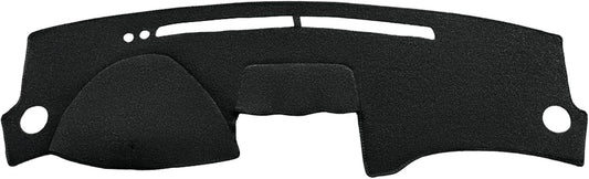 Dash Cover Mat Custom Fit for Toyota Solara 2004 2005 2006 2007 2008 with Cutout for Climate Sensor and Light Sensor, Dashboard Pad Carpet Protector (Black) F90