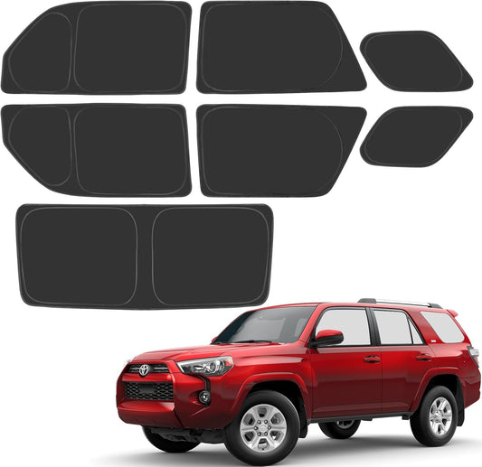 Proadsy 2025 Upgrade Window Sun Shade for 5th Gen 4Runner 2010-2025 Side Rear Window for Baby/Camping UV Rays and Privacy Protect Accessories Set of 7