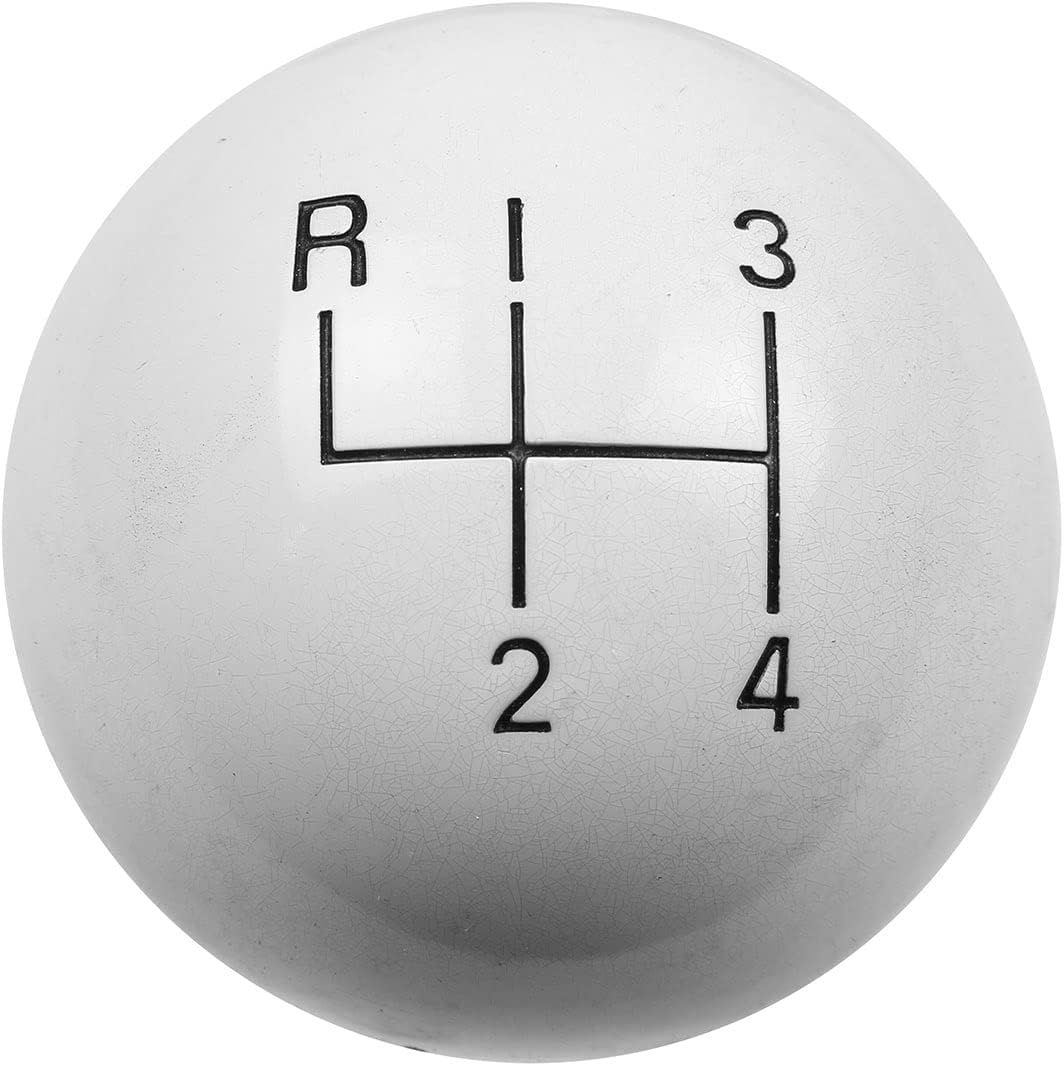 Hurst 1637626 White Plastic Replacement Shifter Knob