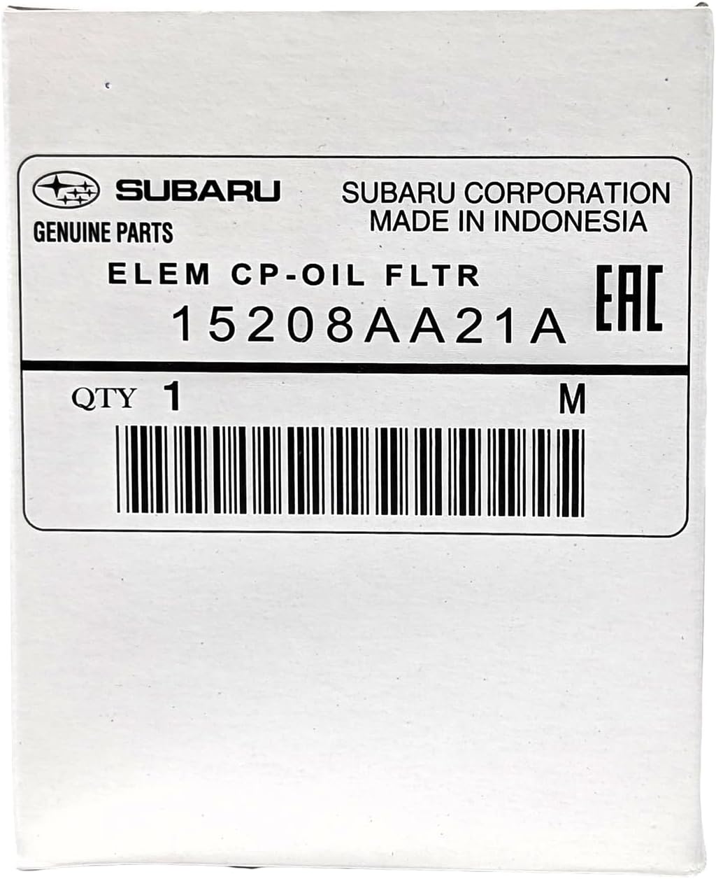 Subaru Engine Oil Filter & Crush Gasket Kit (1, 2, 3, 6, 12 pks available) Outback Legacy Impreza Forester XV Crosstrek Ascent 15208AA21A 803916010 (6 Pack)