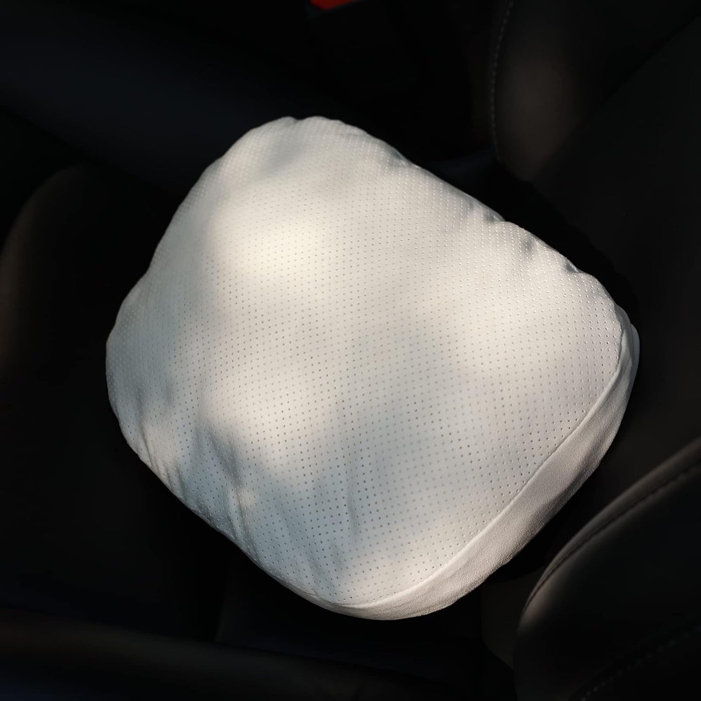 CYBERBEANS Car Neck Pillow for Tesla Model 3/Y Accessories Neck Support Cushion Tesla Seat Headrest Pillow 2 Packs 2016-2023 2024 White