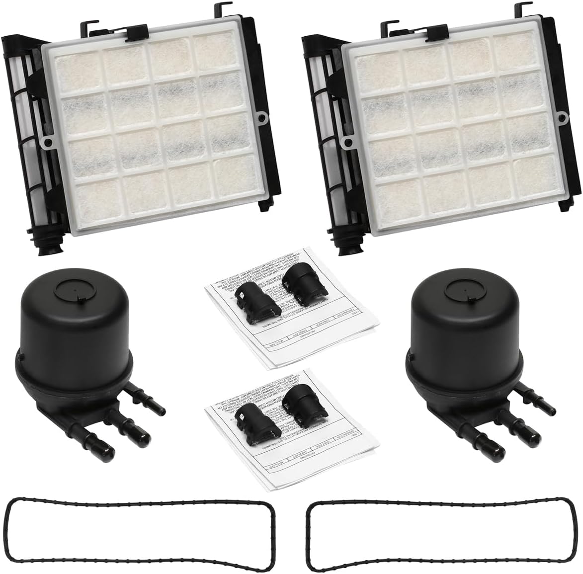 6.7 Powerstroke Diesel Fuel Filter Element │ Replacement for Ford 2017-2020 F-250, F-350, F-450, F-550 Super Duty V8 │Replaces# FD-4624, FD-4625, HC3Z-9N184-B