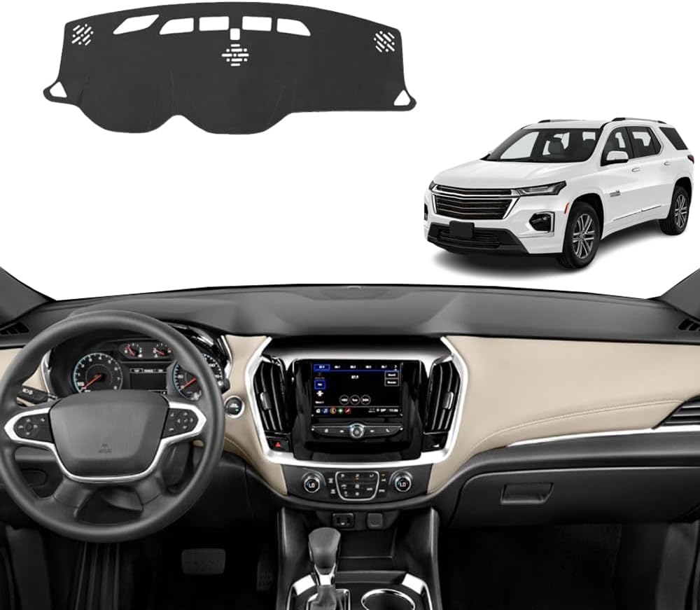 Kakash Custom Interior Accessories for Chevy Chevrolet Equinox 2025 2026 Dashboard Cover Mat Dash Covers Reduces Glare Eliminates Cracking Protector Sunshade No Glare