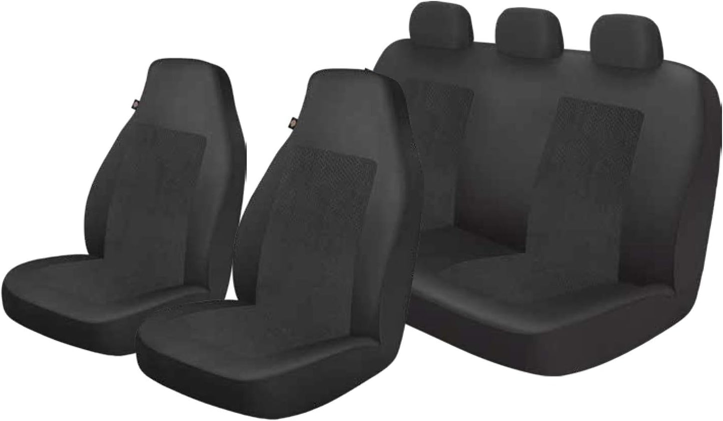 Dickies 3003417LD, Morrisey Black 2-Piece Seat Cover Set