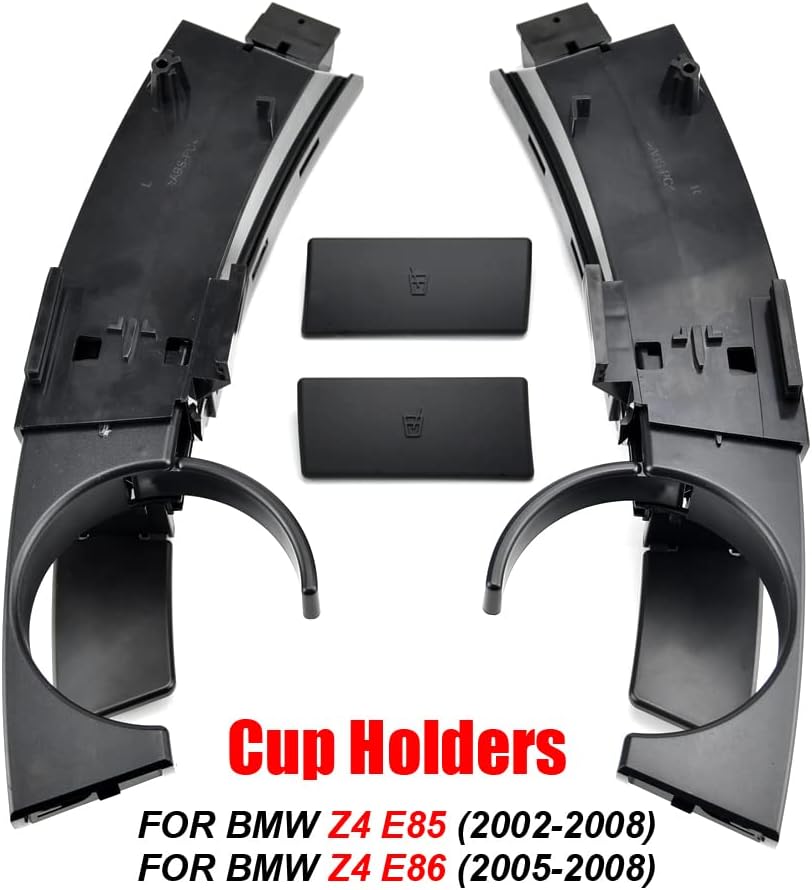 DIBON AUTO Left Right Side Dashboard Cup Holder Compatible for BMW Z4 E85 E86 2003 2004 2005 2006 2007 2008