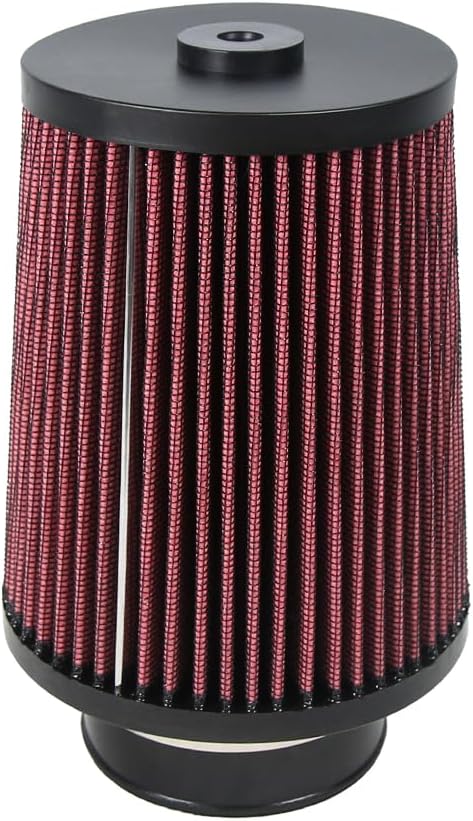 Kyostar 6 Inch (152mm) Neck High Flow Inlet Cold Air Intake Cone Replacement Dry Air Filter Black