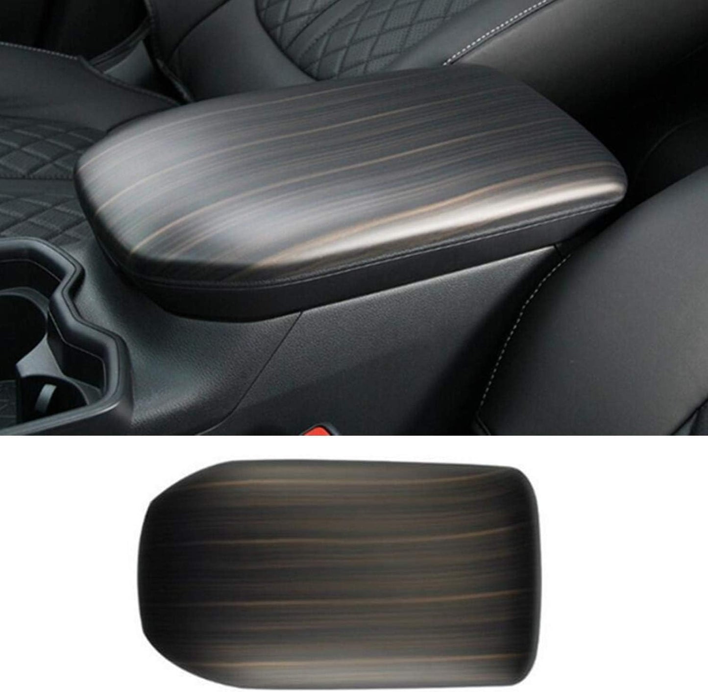 for RAV4 RAV 4 2019 2020 2021 2022 2023 2024 Car Door Lift Armrest Strip Side Door Handle Handles Cover Trim Interior Accessories Carbon Grain
