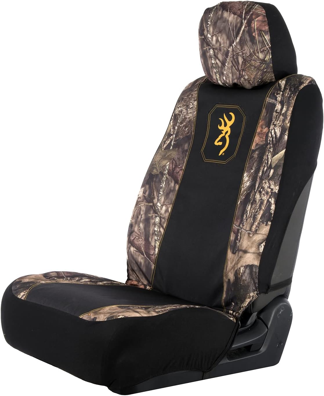 Browning Universal Low Back and Bench Seat Covers, Water and Dirt Resistant Car, Truck, and SUV Seat Covers